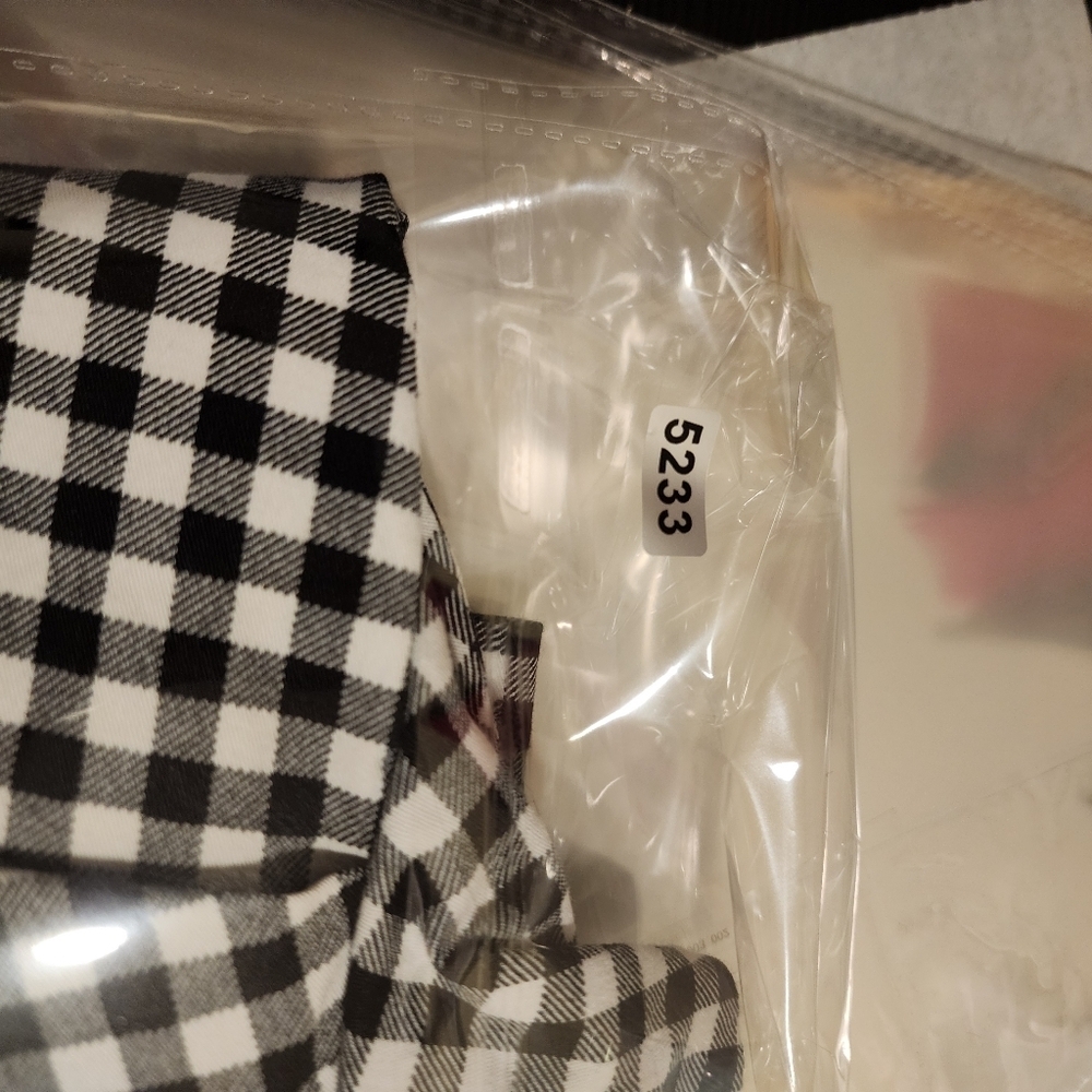 Haute Rogue Gingham Ruffled Fitted Minidress Size S - Picture 13 of 13